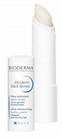 BIODERMA-Produktfoto, Atoderm Stick levres 4g, feuchtigkeitsspendender Lippen-Pflegestift