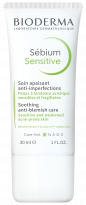 BIODERMA-Produktfoto, Sebium Sensitive 30ml, Behandlung für zu Akne neigende Haut