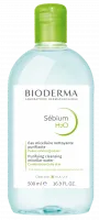 BIODERMA-Produktfoto, Sebium H2O 500ml, Mizellenwasser für zu Akne neigende Haut